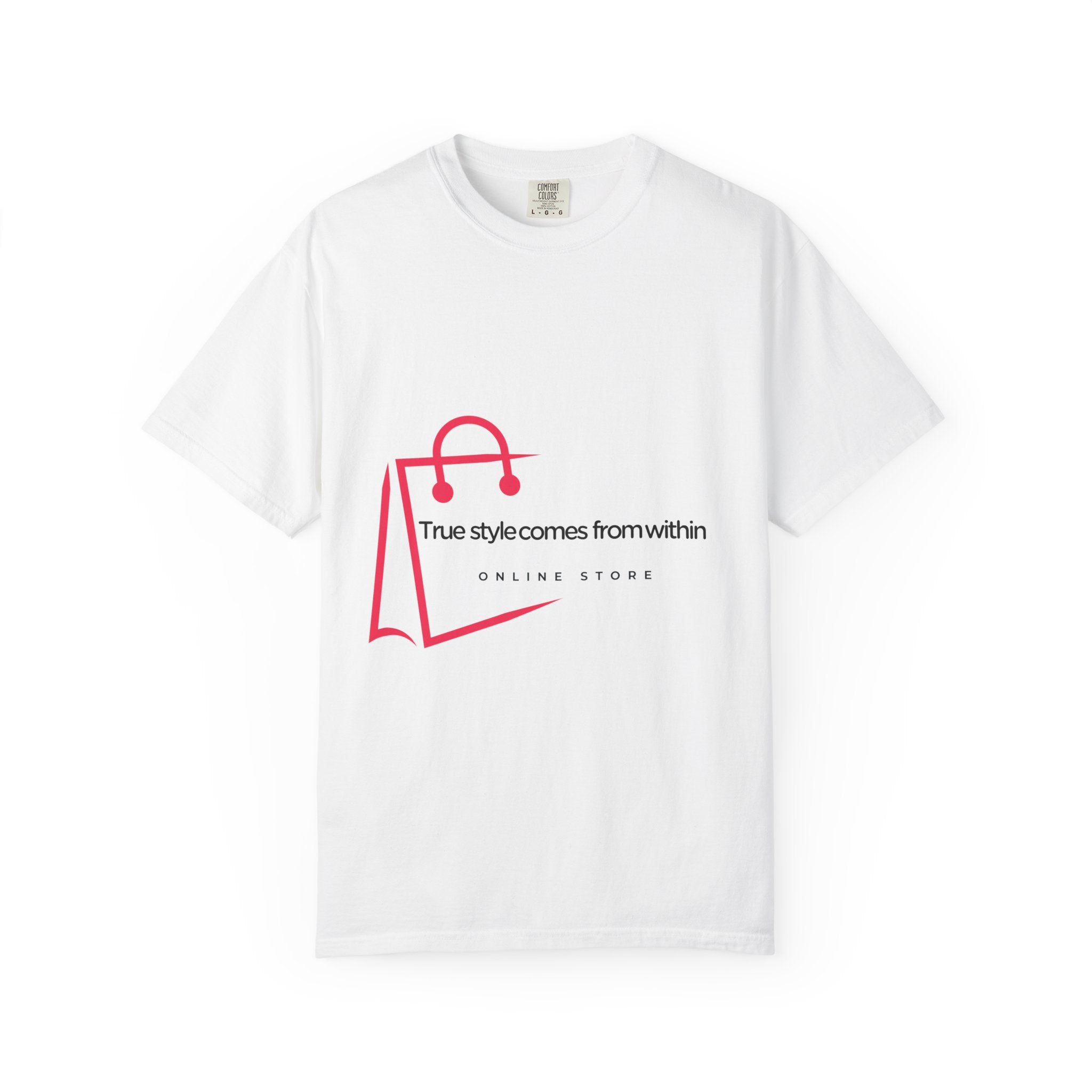 True Style Comes From Within" Minimalist Shopper Design