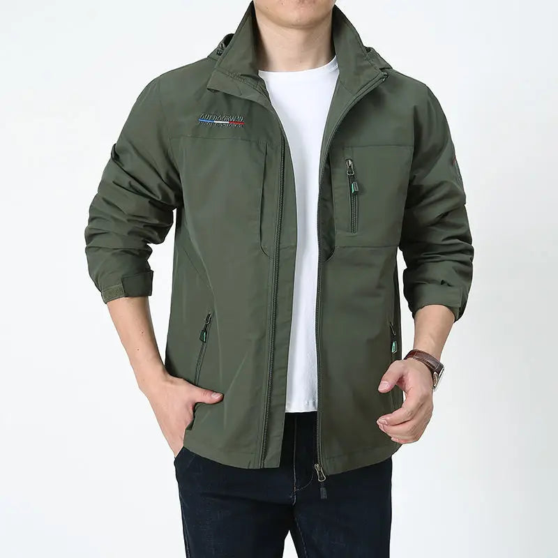 Men’s Premium Outdoor Zip Jacket – Stylish, Durable